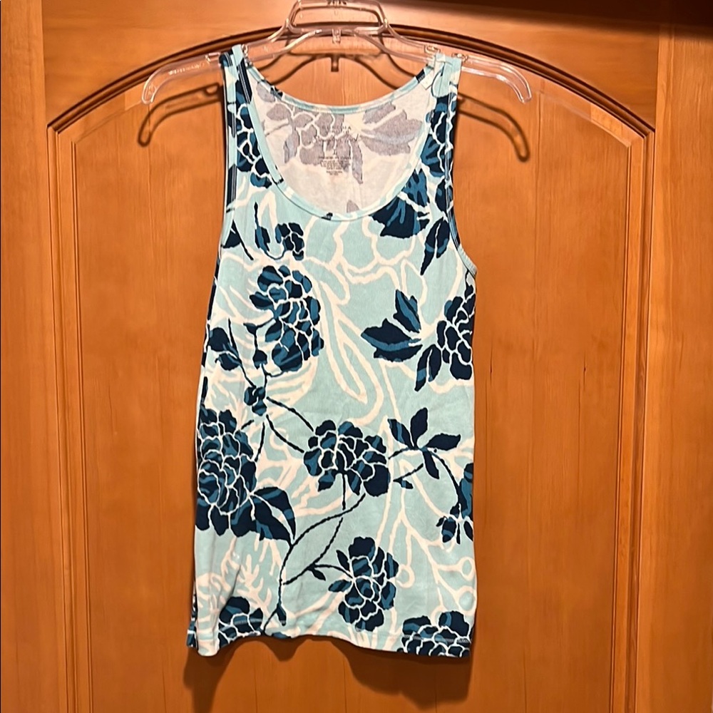 Sonoma Blue Fitted Sleeveless Tank Top